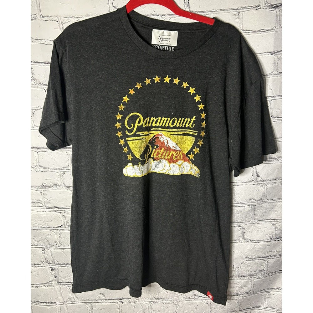 Paramount Pictures Hollywood Exclusive T-Shirt Size L Sportige Apparel Dark Grey